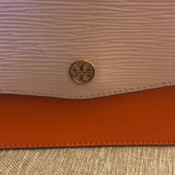 TORY BURCH Robinson Bag—Pink and Orange - Picture 9 of 11